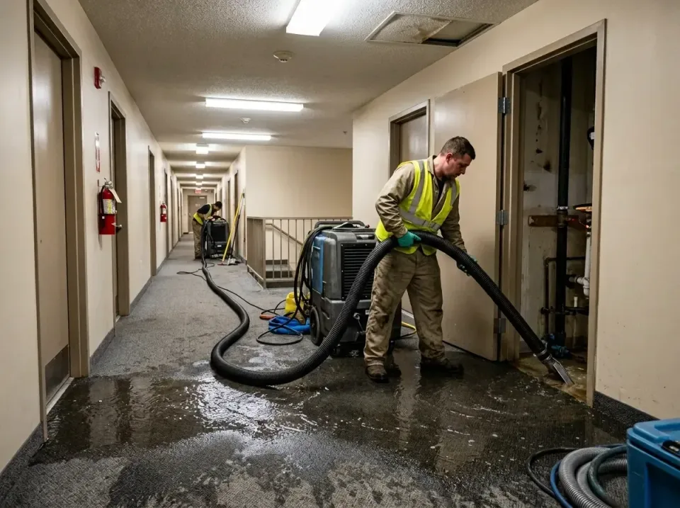 multi-unit-apartment-hallway-f-005 — frequently asked questions, Emergency Burst Pipe Water Extraction & Removal in Temecula…
